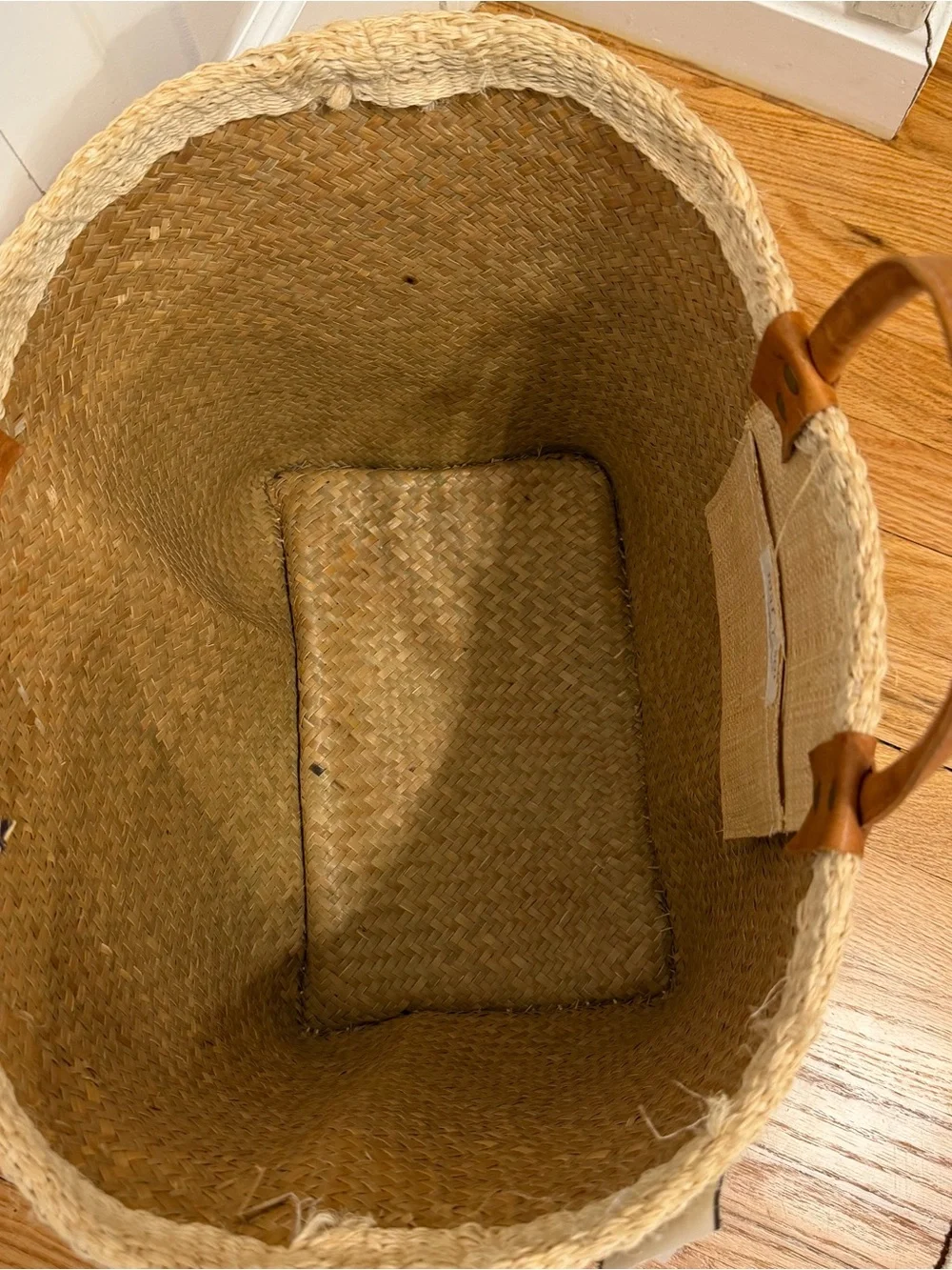 Mar y sol Ibiza Tote 100% woven sisal basket tote - Picture 14 of 16